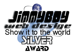 JimmyBoy Web Design Silver Award